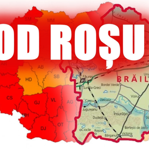 Avertizare meteorologică de Cod Portocaliu și Cod Roșu pentru următoarele zile