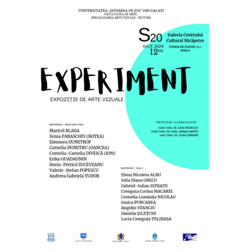 Expoziția „Experiment” la Muzeul Brăilei „Carol I”