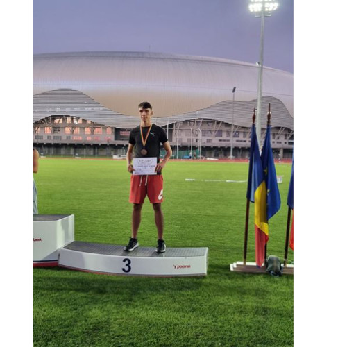 Cosmin Moise, medalie de bronz la Campionatul Național de Atletism U20