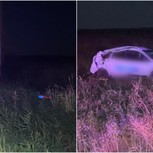 Trafic dirijat pe DJ203I, în Pogoanele, din cauza unui accident rutier