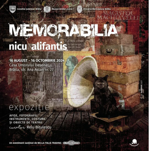 Expozitia „Memorabilia” dedicată artistului Nicu Alifantis la Braila