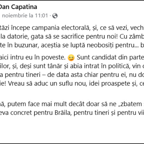 Gluma candidatului nu este bine primită de conducerea Partidului Național Liberal