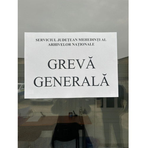 Grevă generală la Serviciul Județean Brăila al Arhivelor Naționale