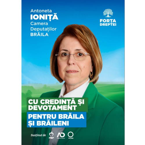 Dr. Antoneta Ionita, candidatul FD pentru Camera Deputatilor, promite un mandat dedicat sanatatii romanilor