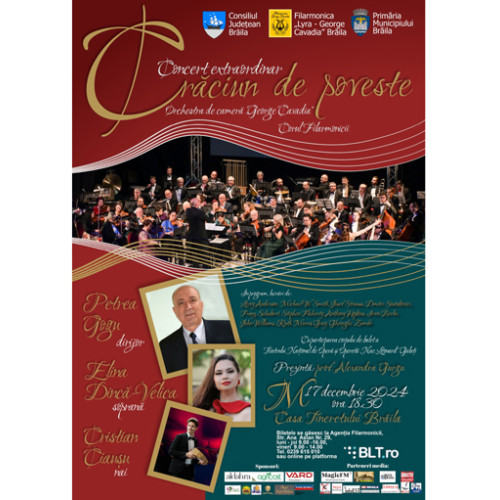 Concert extraordinar de Crăciun la Brăila