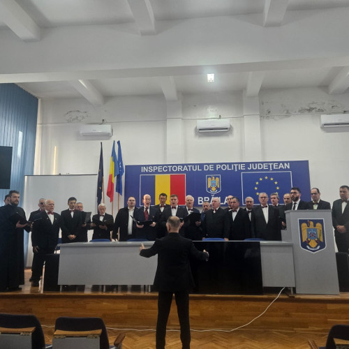 Concert de colinde de Crăciun la Poliția Brăila