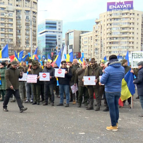 Protestul sindicatelor din silvicultură pentru salvarea drepturilor angajaților