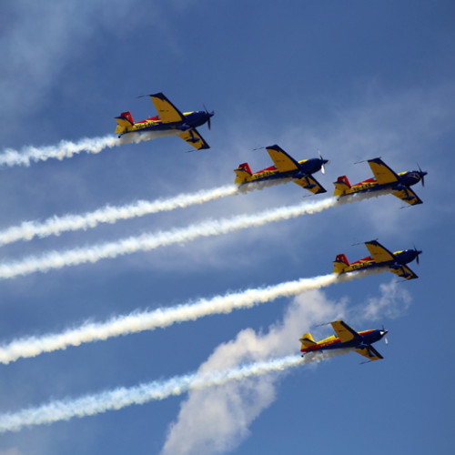Mitingul aerian &quot;Ianca Airshow&quot; a încântat sutele de spectatori