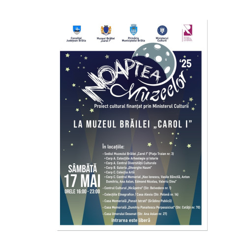 Noaptea Muzeelor la Muzeul Brailei "Carol I"