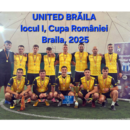 United Braila câștigă Cupa României, faza județeană la minifotbal