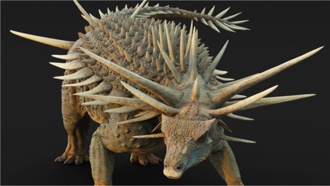 Dinozaur cu armură de țepi, descoperire în Maroc