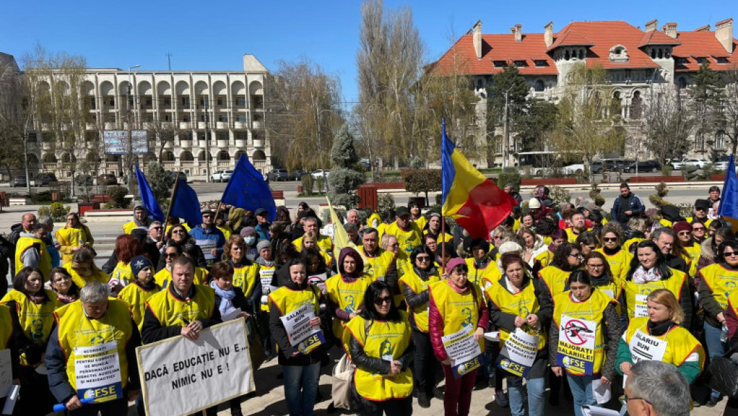 ANOSR se alătură protestelor din învățământ împotriva măsurilor de austeritate ale guvernului