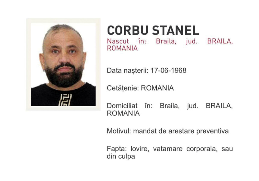 Arestări în dosarul interlopului Stănel Corbu, Brăila