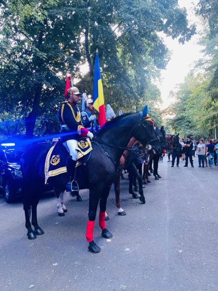 Jandarmeria Brăila în paradă cu Garda de Onoare și DRILL