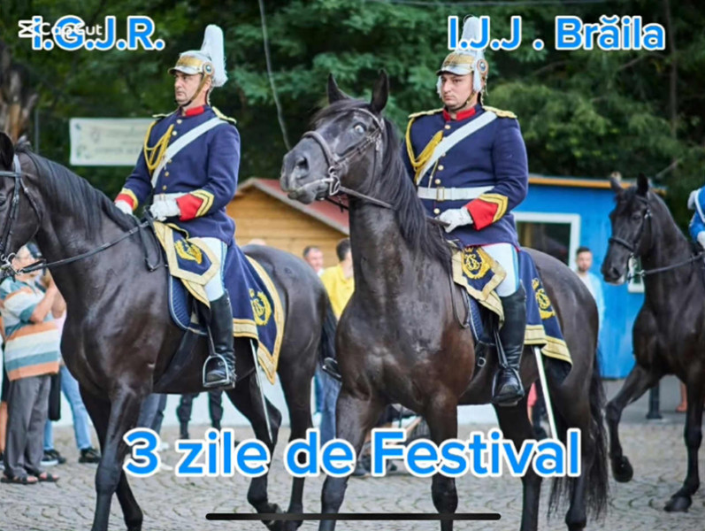 Jandarmii brăileni au susținut Festivalul Istoric Vladislav I cu activități educative și recreative