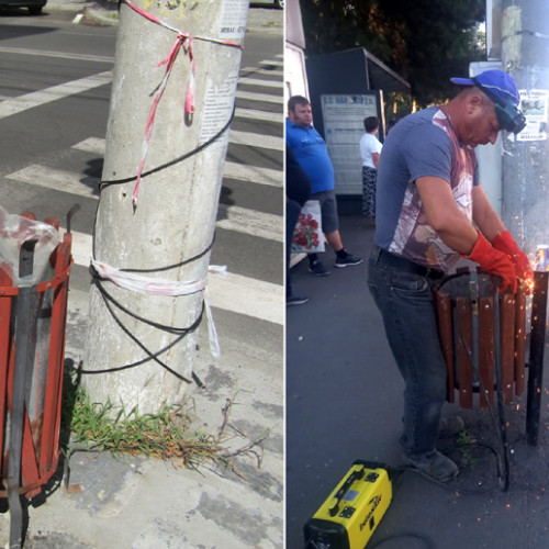Polaris preia administrarea coșurilor de gunoi stradale în Brăila, dar degradările persistă