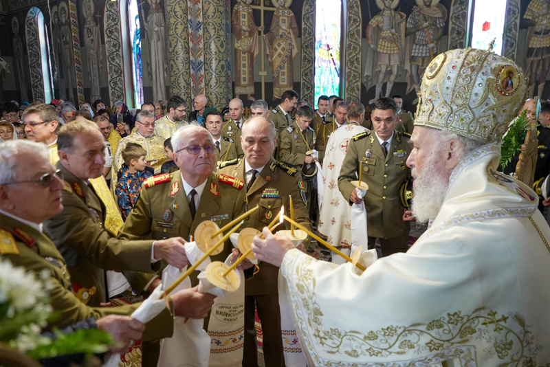 IPS Casian a sfințit pictura Capelei Militare „Sfinții Martiri Brâncoveni” din Brăila