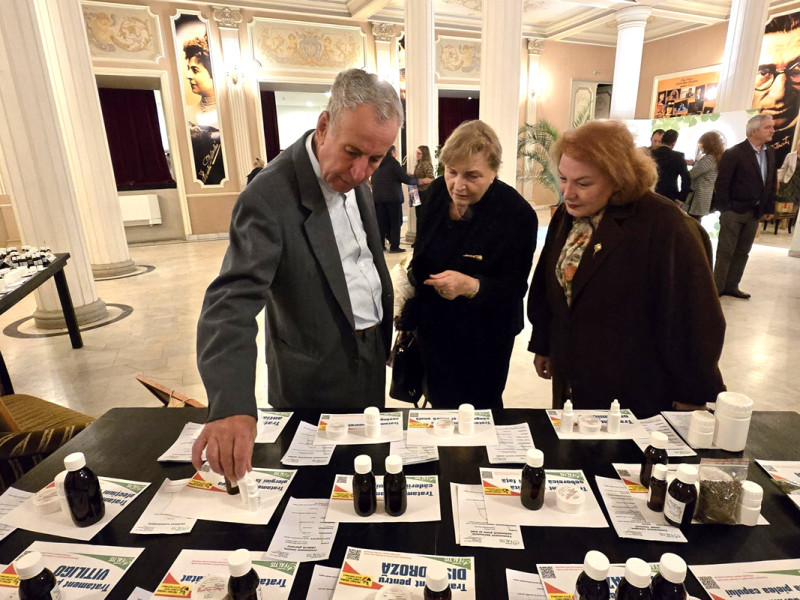 Expoziție cu produse farmaceutice tradiționale la gala Ana Aslan din Brăila