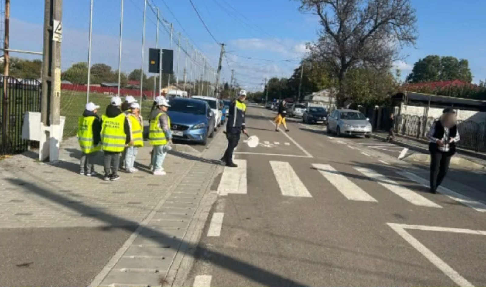 Polițiștii au educat elevii din Chiscani în siguranța rutieră