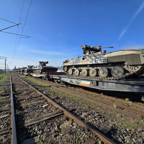 Transporturi militare în Brăila pentru exercițiul Dacian Fall 25