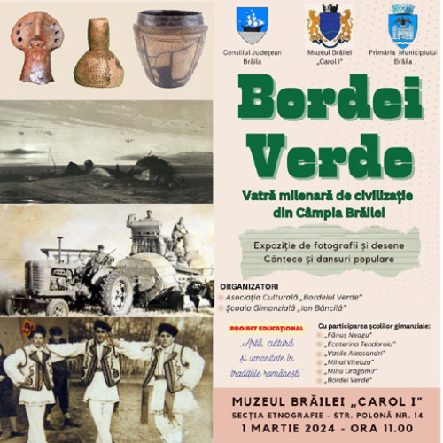 Expoziție fotodocumentară despre Bordei Verde la Muzeul Brăilei "Carol I