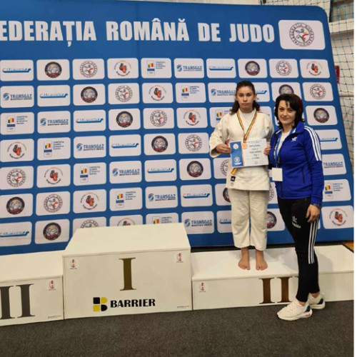 Raisa Rusen aduce bronzul la Bacău pentru clubul de judo CSM Brăila