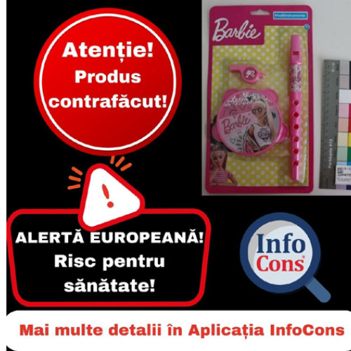 Avertisment InfoCons: Jucărie "Barbie" contrafăcută poate duce la probleme grave cu auzul


"Avertisment InfoCons: Jucăria falsificată "Barbie" poate afecta auzul copiilor