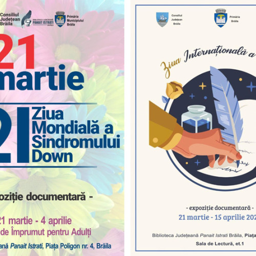 21 martie – expoziții documentare la Biblioteca Județeană