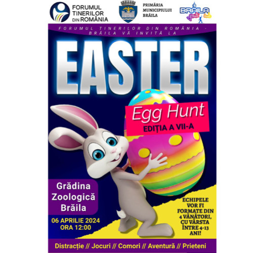 Super eveniment dedicat copiilor: Easter Egg Hunt!