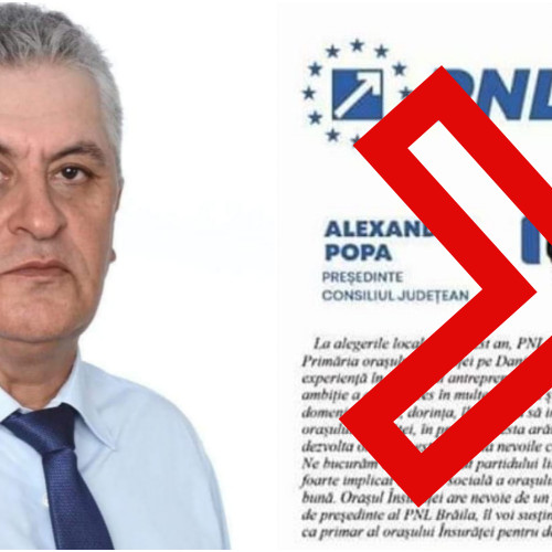 Daniel Cîrîc, demisionar PNL, va candida din partea Partidului Forța Dreptei la Primăria orașului Însurăței