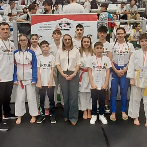 Sportivii brăileni învingători la Campionatul European și Cupa Europei de Karate SKDUN, în aprilie 2024