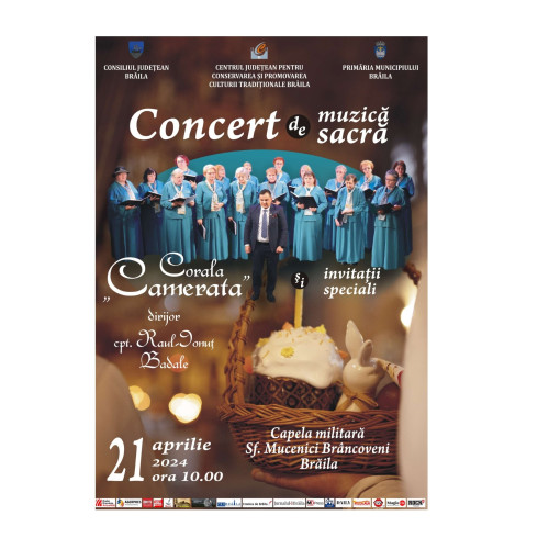 Concert de muzică sacră la Capela Militară „Sfinții Mucenici Brâncoveni”