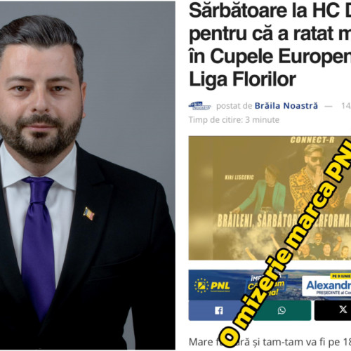 Vicepreședintele CJ, Ionuț Dobre acuză PNL Brăila de împuținare a HC Dunărea în campania electorală din 15 mai 2024 Jurnalul de Brăila