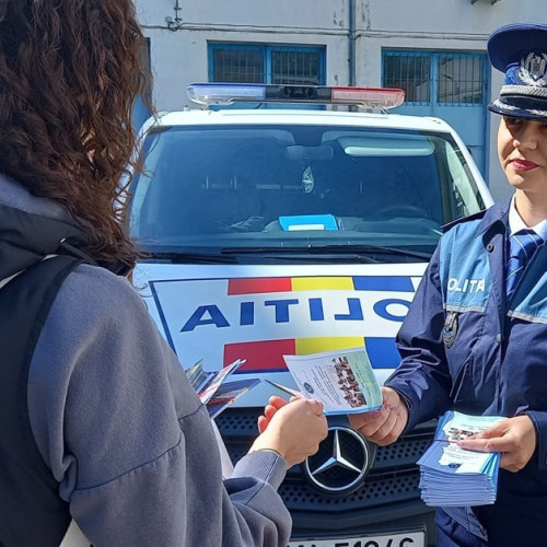 “Săptămâna Școala în Siguranță”. Acțiuni ale polițiștilor pentru prevenirea violenței în școli